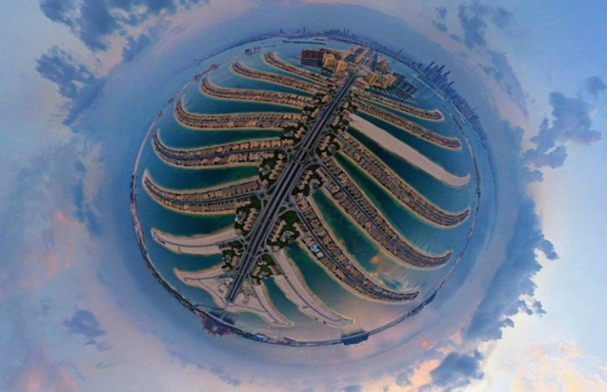 Архитектура Дубай Пальма