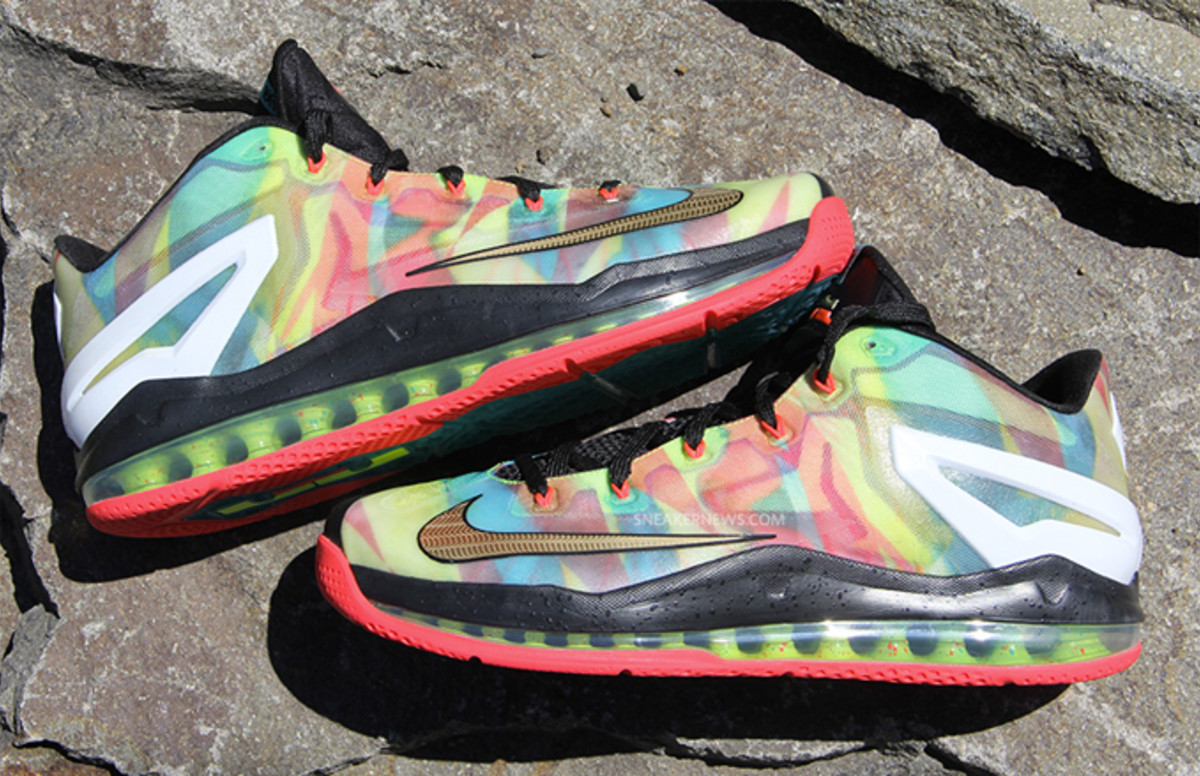lebron 11 low red