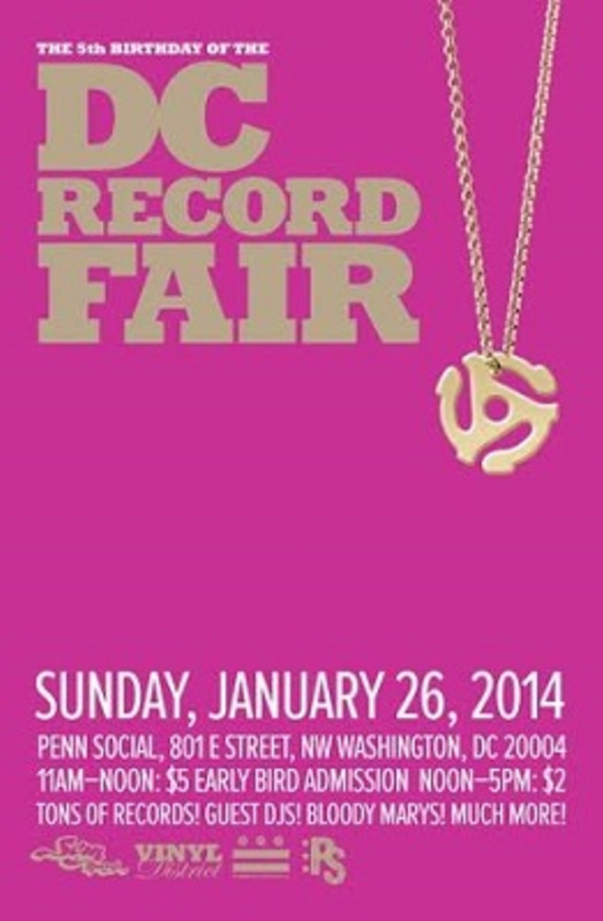 Be Sure to Visit the D.C. Record Fair at Penn Social This Sunday (1/26