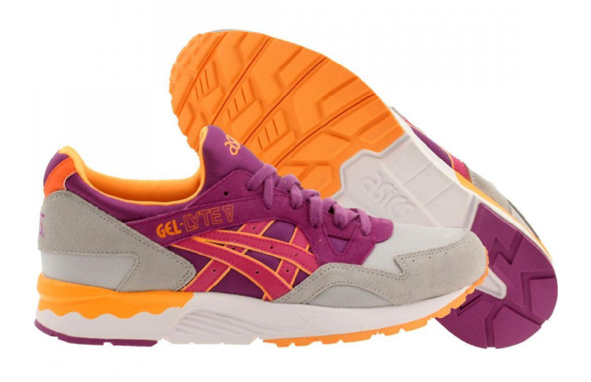 asics gel lyte v grey purple