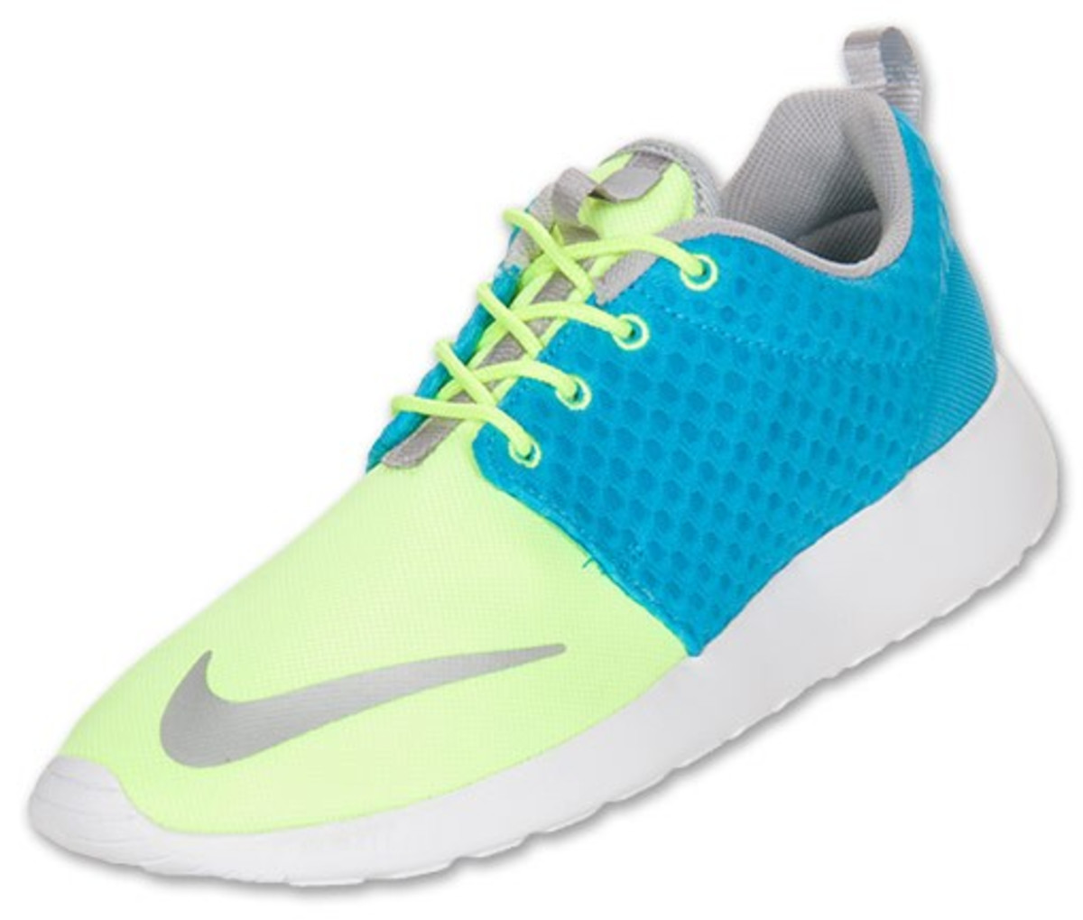 Nike Roshe Run FB “Current Blue/Hot Lime” | Complex