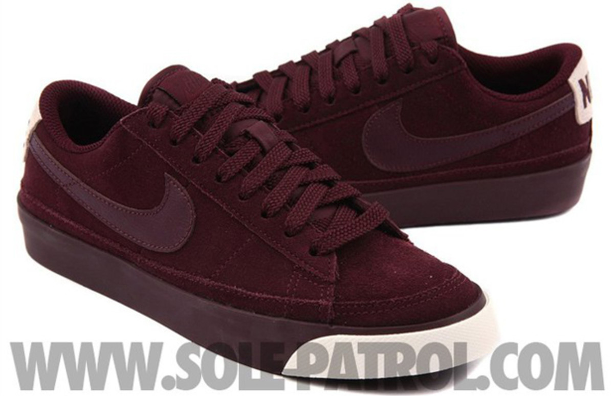 nike blazer mid rebel burgundy