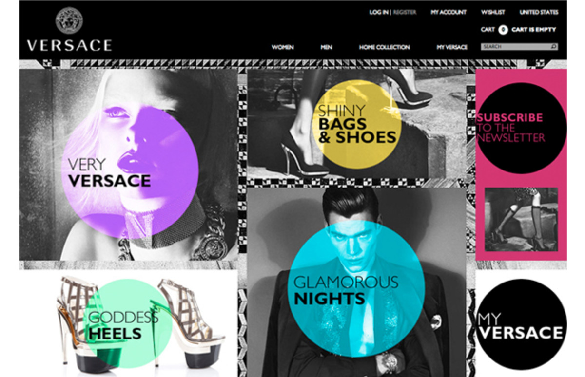 Versace Launches site Complex