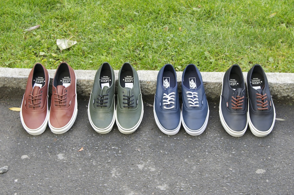 are vans made with real leather