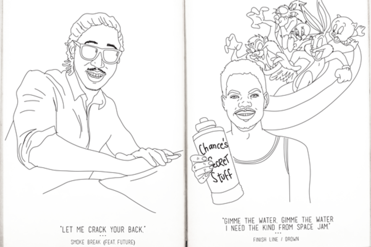Chance The Rapper’s ‘Coloring Book’ Lyrics Are Now a Coloring Book
