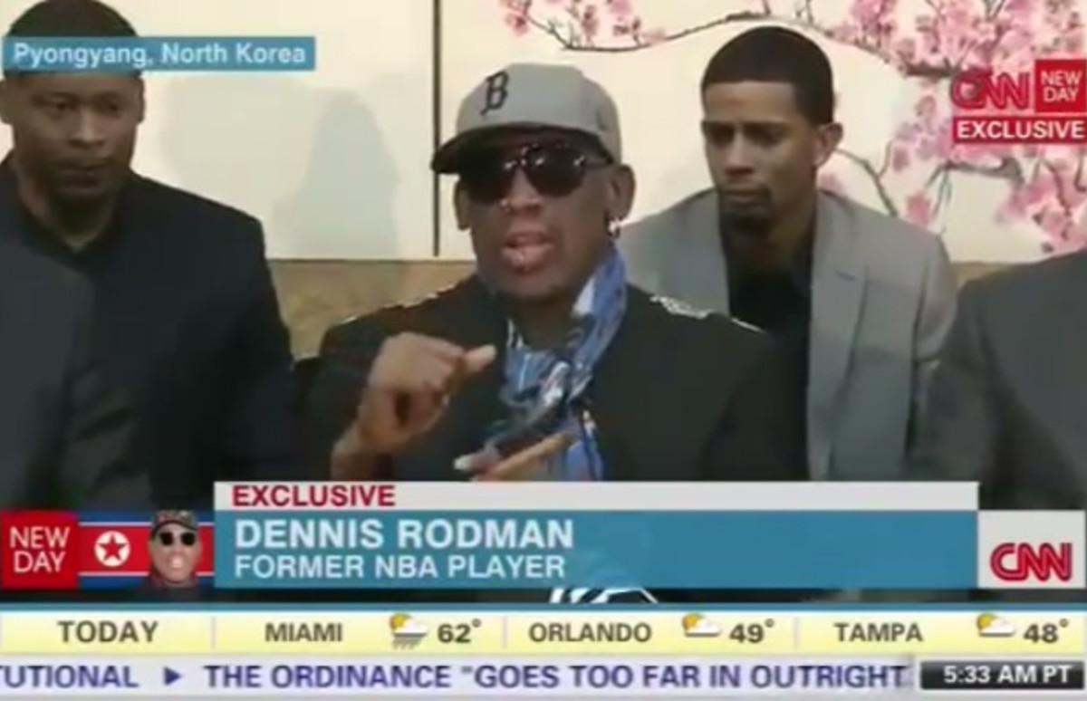Can Anyone Tell Us What Dennis Rodman Was Talking About During This CNN