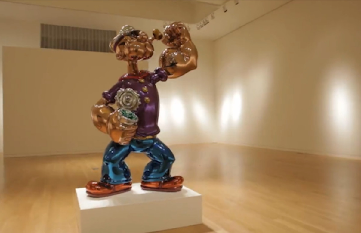 Jeff Koons' "Popeye" Sculpture Sells for 28.2 Million at Auction Complex