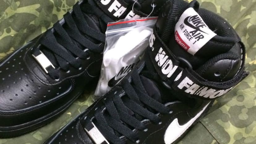 fake supreme air force 1