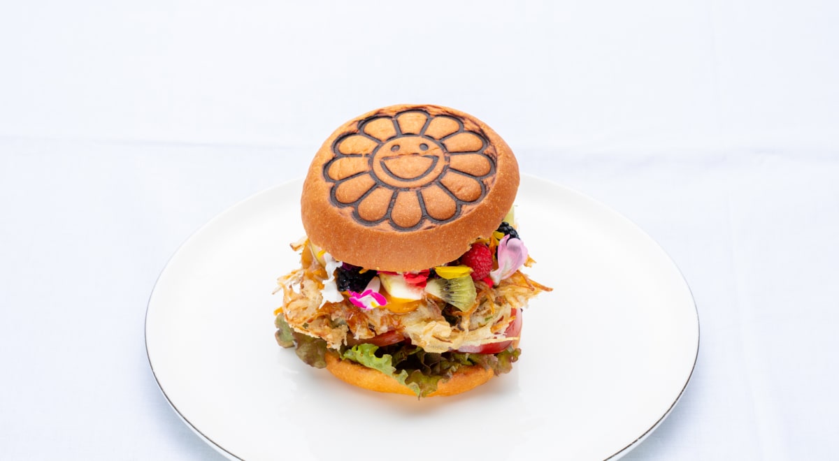 The Supersized Flower Burger From Takashi Murakami Makes Its North American Debut at ComplexCon!