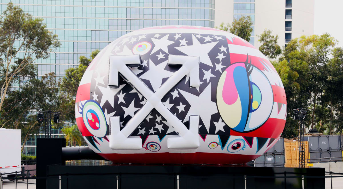 Takashi Murakami and Virgil Abloh’s collaborative artwork