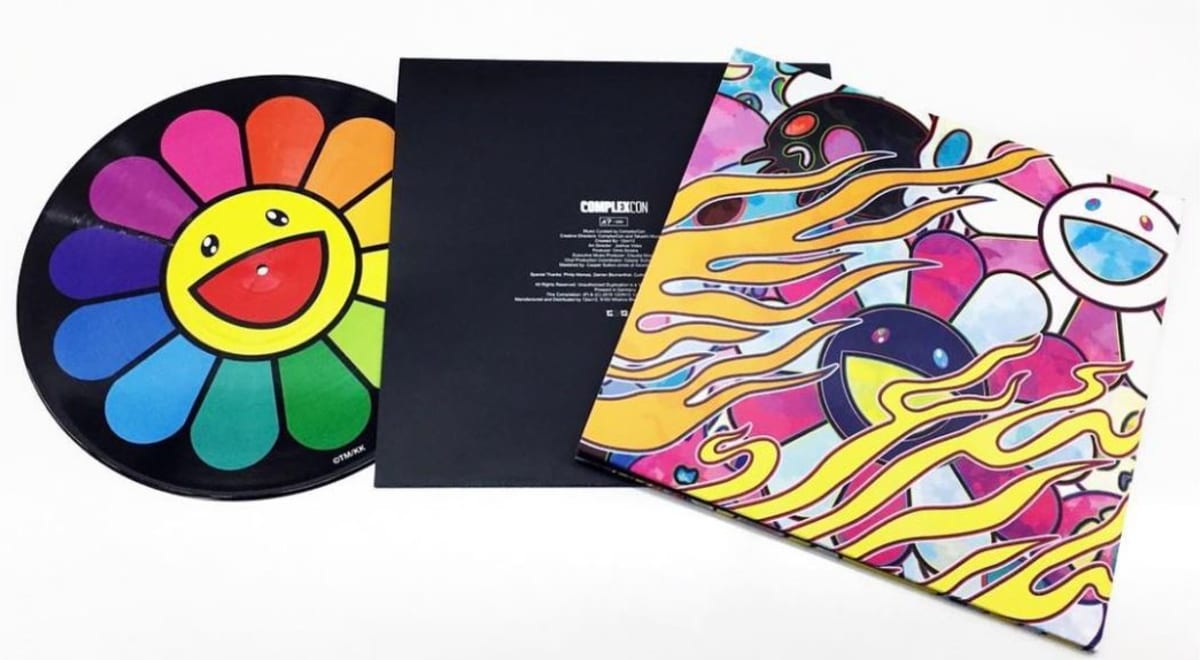Peep the latest limited-edition numbered “ComplexCon” 12 on 12 vinyl featuring Cover Art by Takashipom