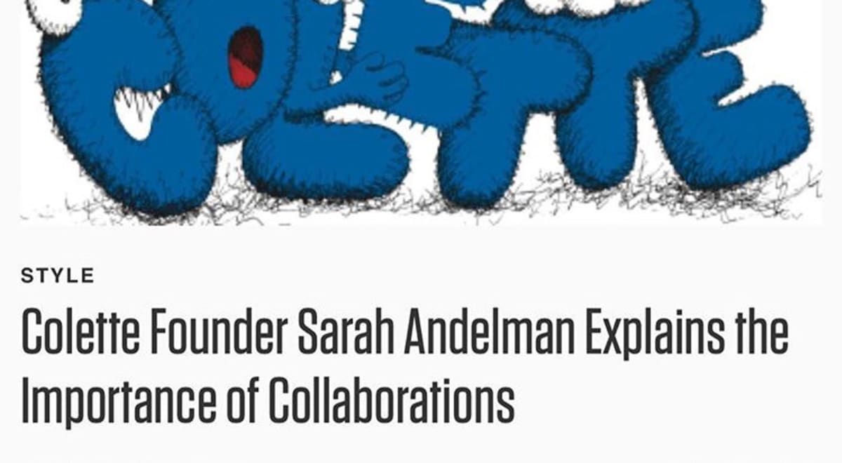 Colette Founder Sarah Andelman Explains the Importance of Collaborations