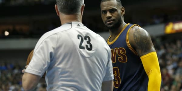 A Supercut of All the Traveling Calls LeBron James Got Away With During