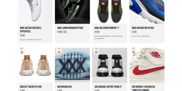 returning nike online order