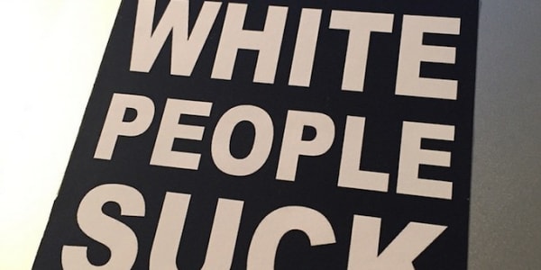 Artist Ryder Ripps Creates "White People Suck" Stickers | Complex