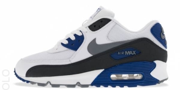 royal blue and white air max 90