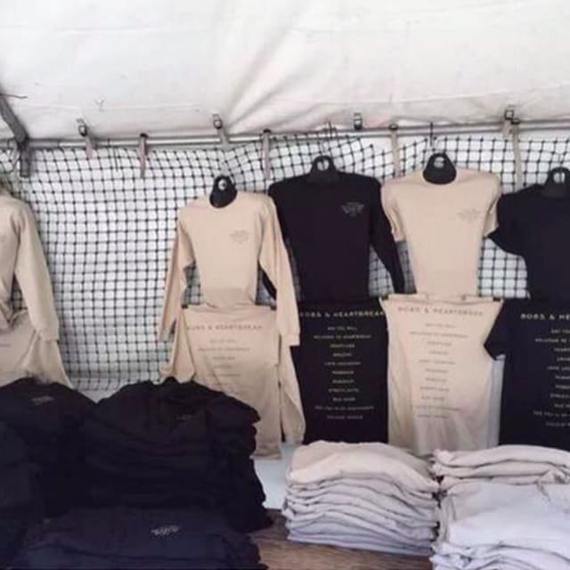 808 and heartbreak merch