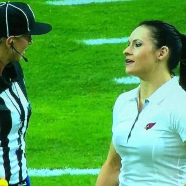This Photo of the NFL's First Female Referee and First Female Coach Is