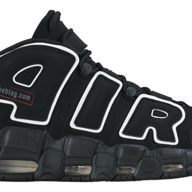 black and white uptempo men's