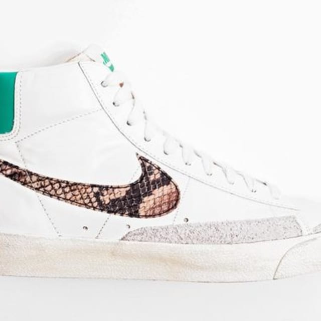 snakeskin nike blazers