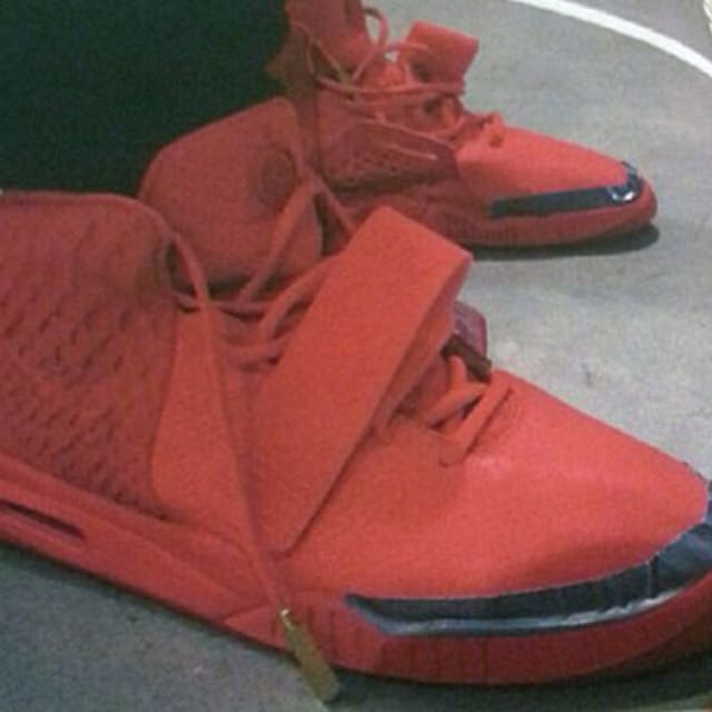 ferrari red yeezy 1 sample