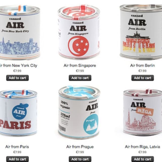 Canned Air From Cities Around The World Complex