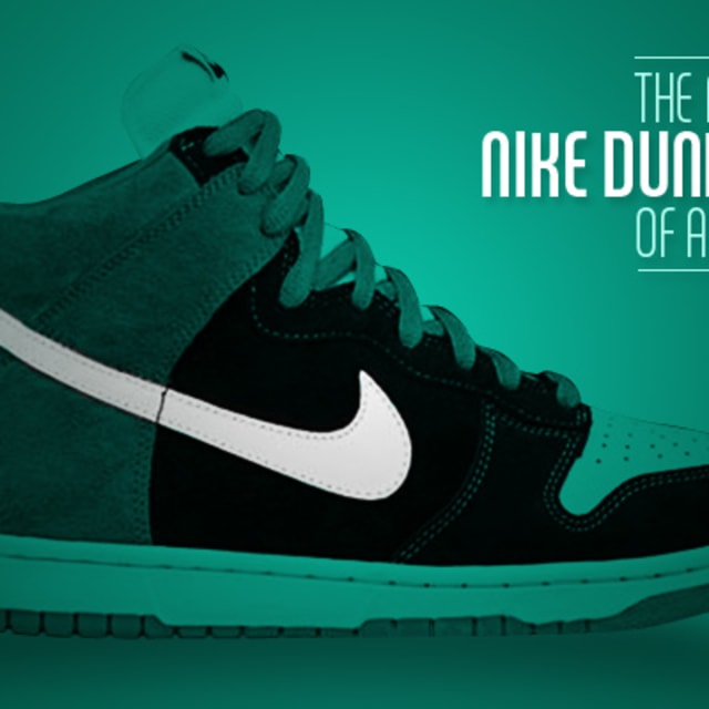 best nike sb dunks of all time