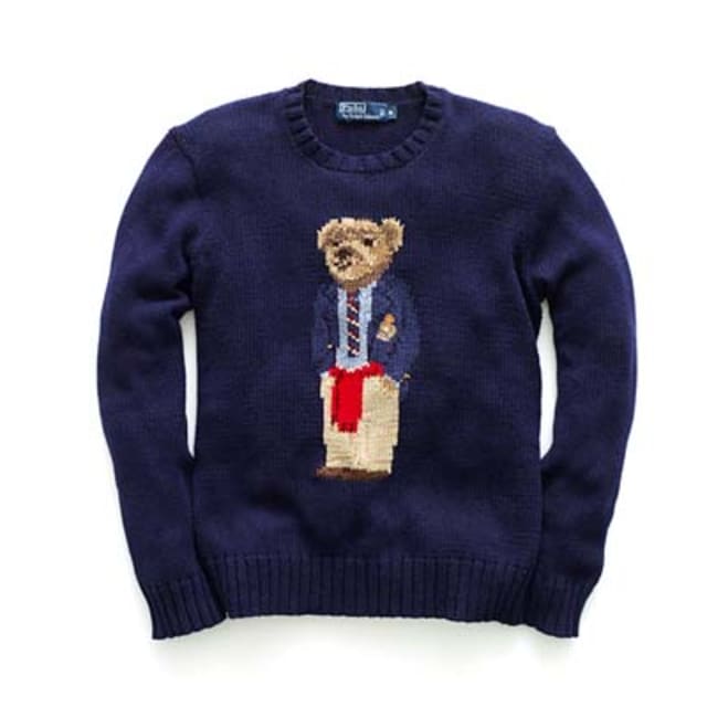 polo bear blue