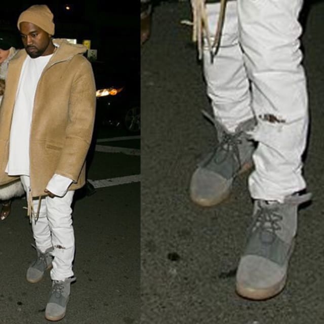 Kanye West Wearing adidas Yeezy 750 Boost in NYC | Complex