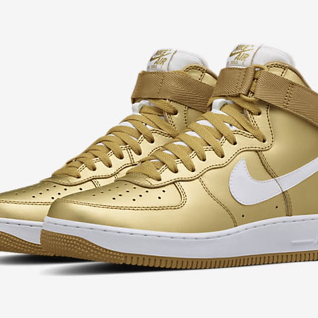 new gold air force 1