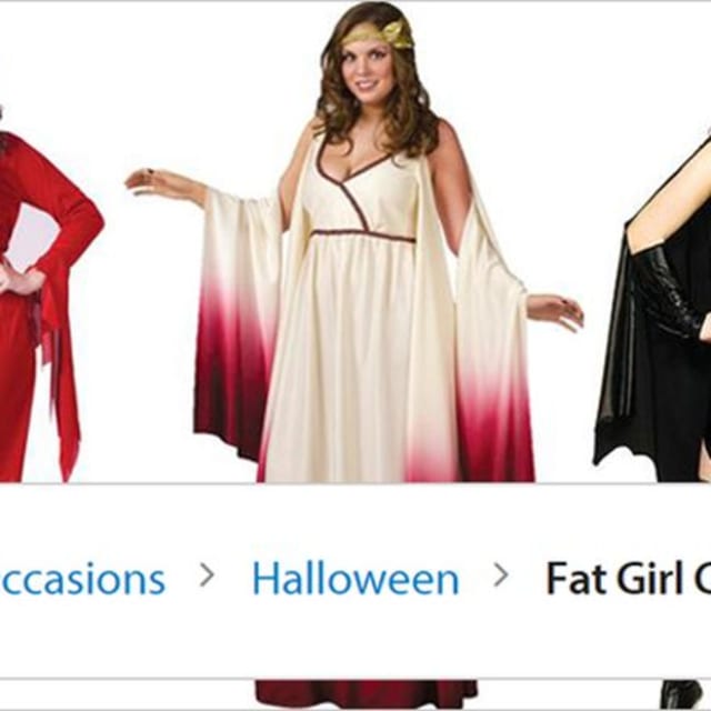 Walmart Now Calling Their Plus Size Halloween Gear “Fat Girl Costumes