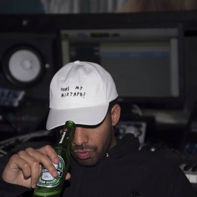 drake lipstick hat
