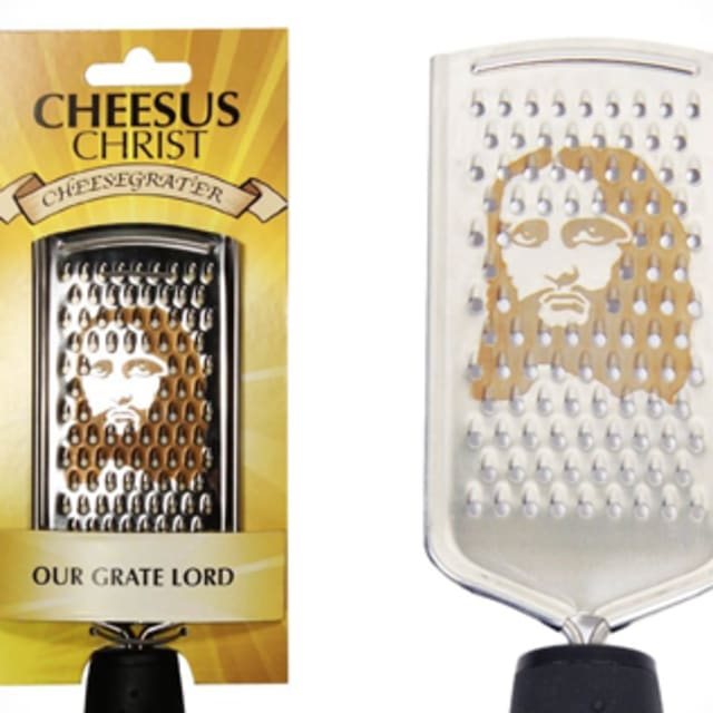 The Cheesus Christ Cheese Grater Will Help You Make Glorious Shredded Cheese Complex