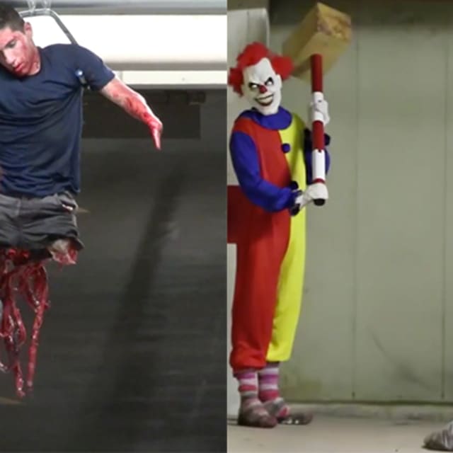 Legless YouTuber Scares the F**k Out of People With Chainsaw Prank