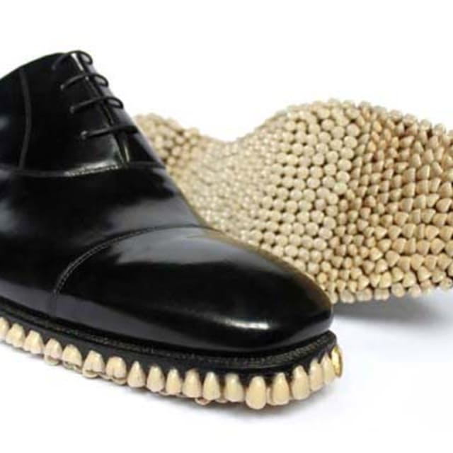 Would You Wear These Dress Shoes With 1,050 Teeth On The