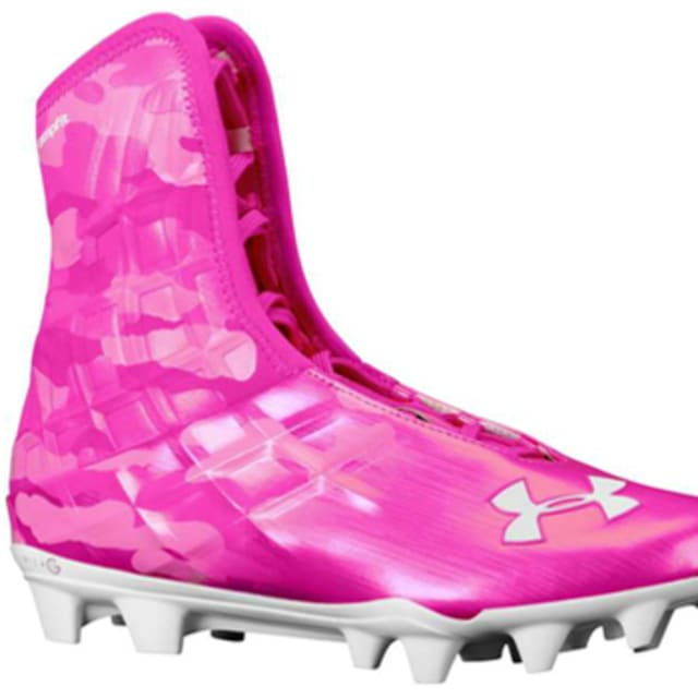 under armour breast cancer slides