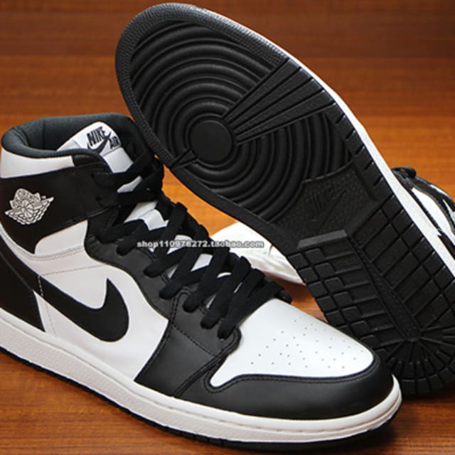 white & black jordan 1