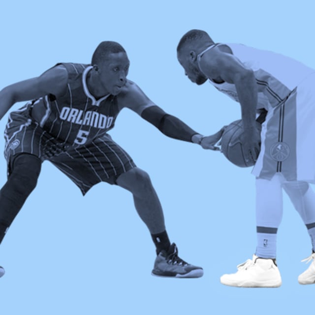 playing basketball in retro jordans