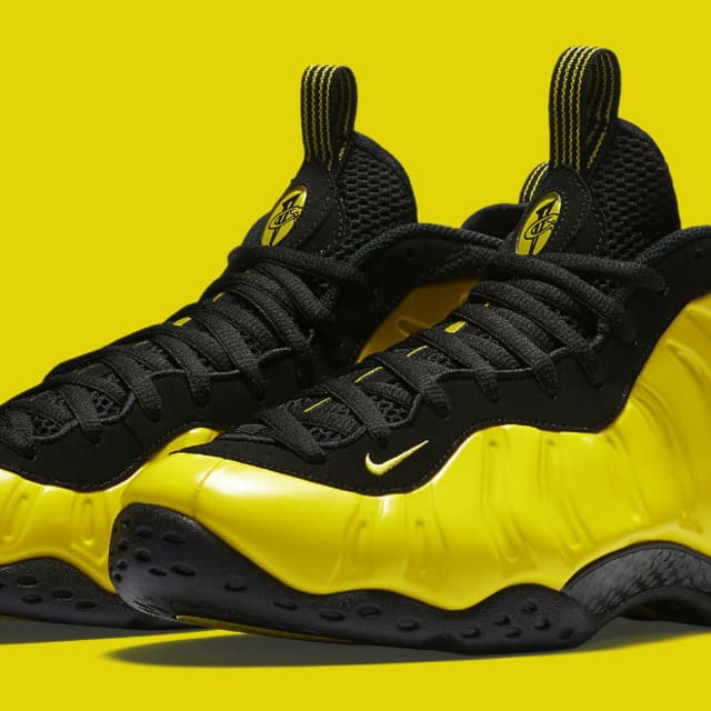 wu tang foamposite on feet