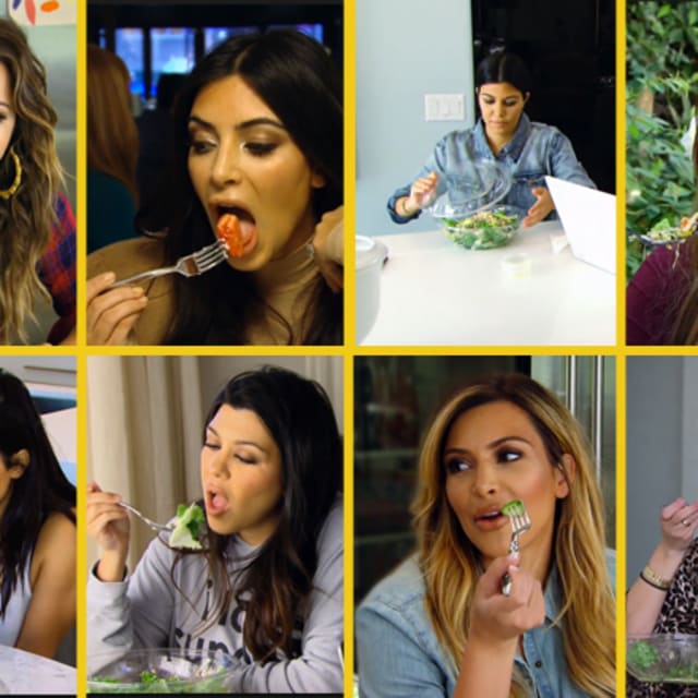 The Kardashians eat many salads on KUWTK Complex