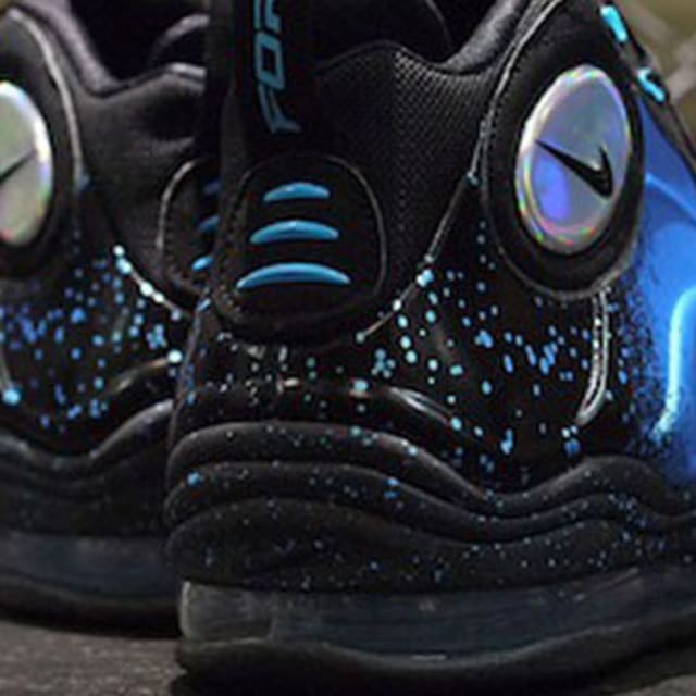 nike total air foamposite max current blue