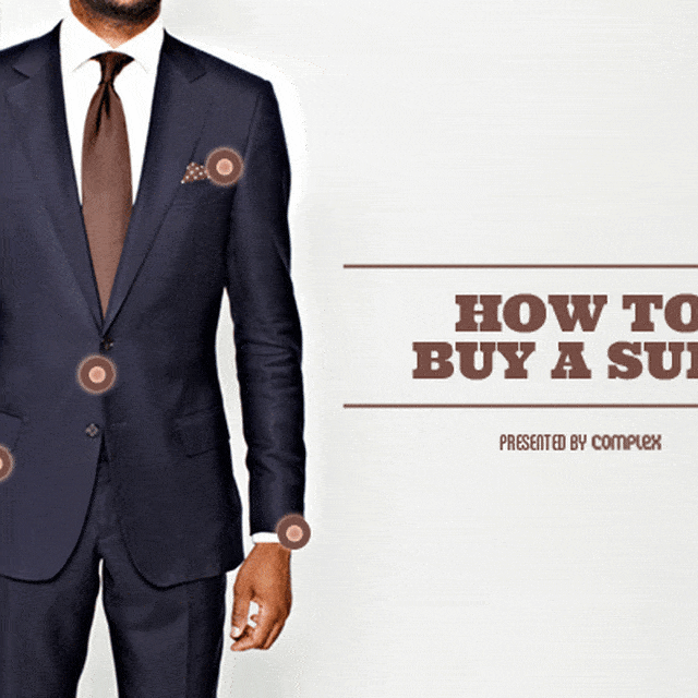 Interactive Infographic How To Buy A Suit Complex