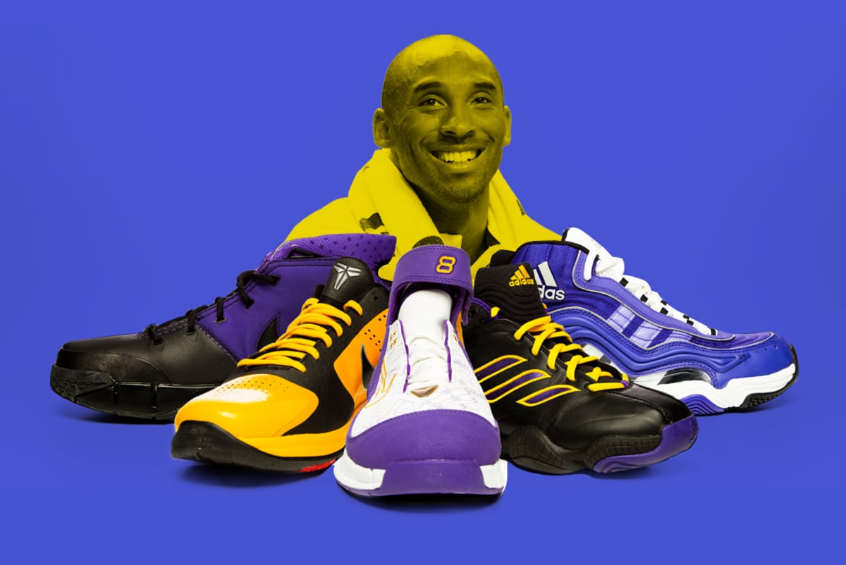 kobe shoes through the years