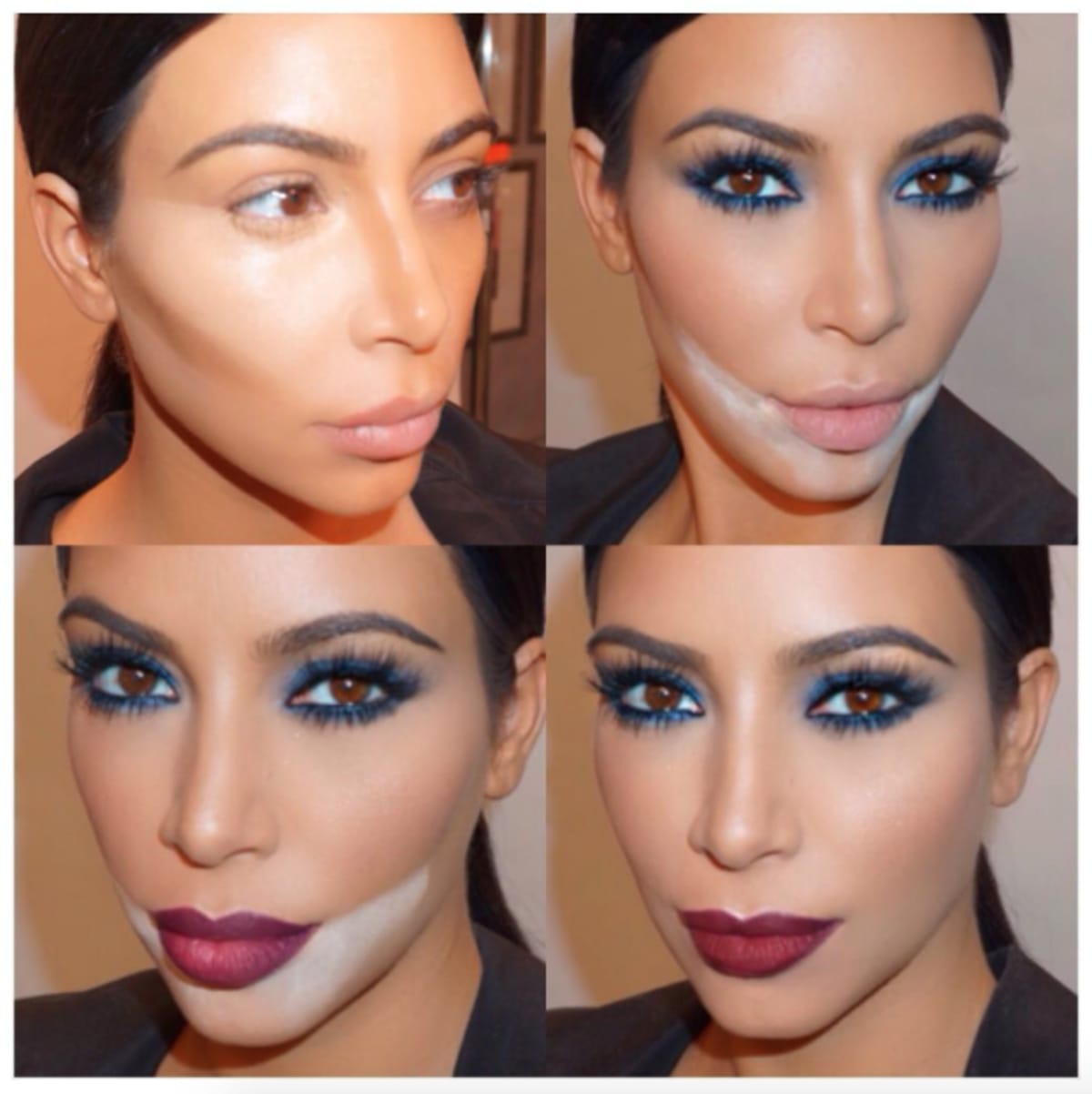 Kim Kardashian S Daily Makeup Routine Involves 50 Steps And 1 200 Worth Of Cosmetic Products