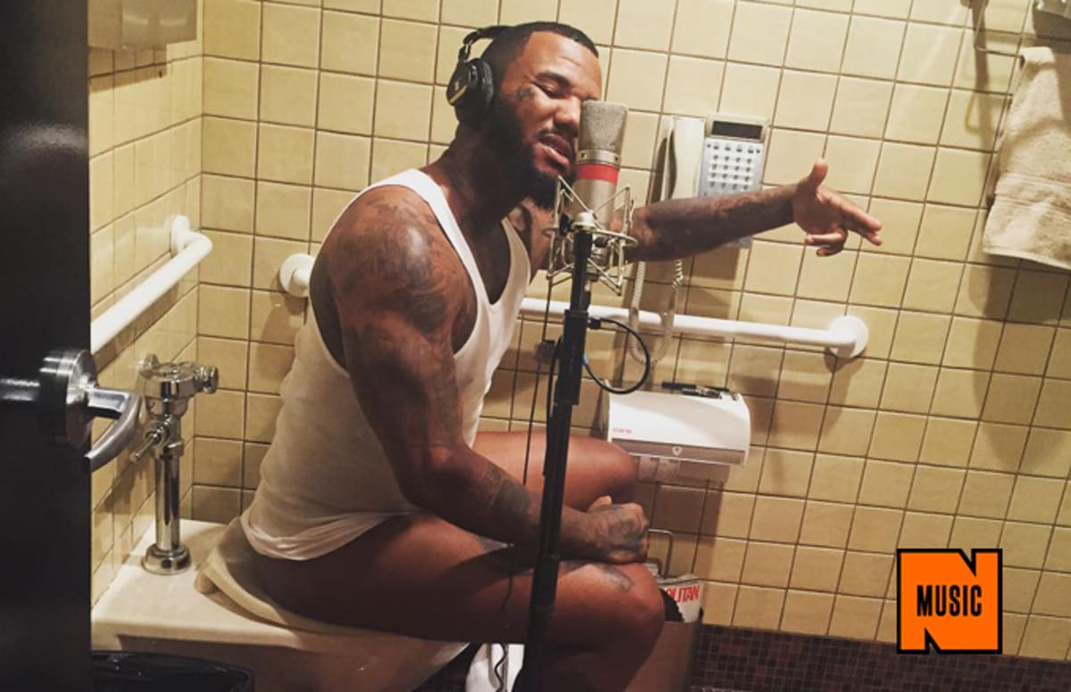 The Game Has No Shame: Here He Is Recording His New Album 