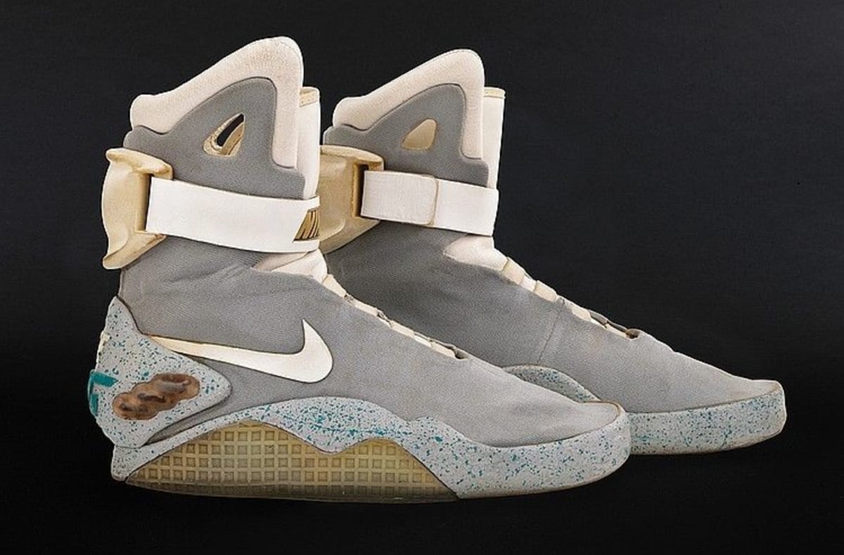 Auction for Original Nike Mags Worn by Michael J. Fox | Complex