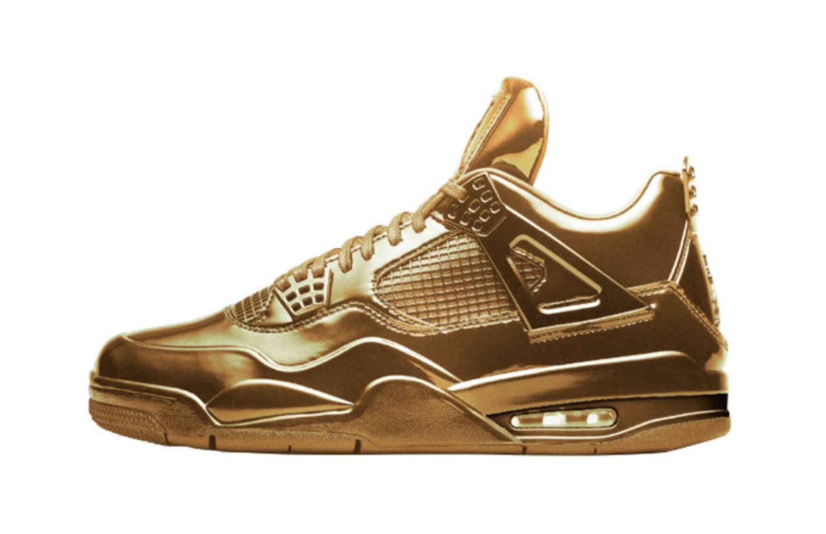 nike air metallic gold
