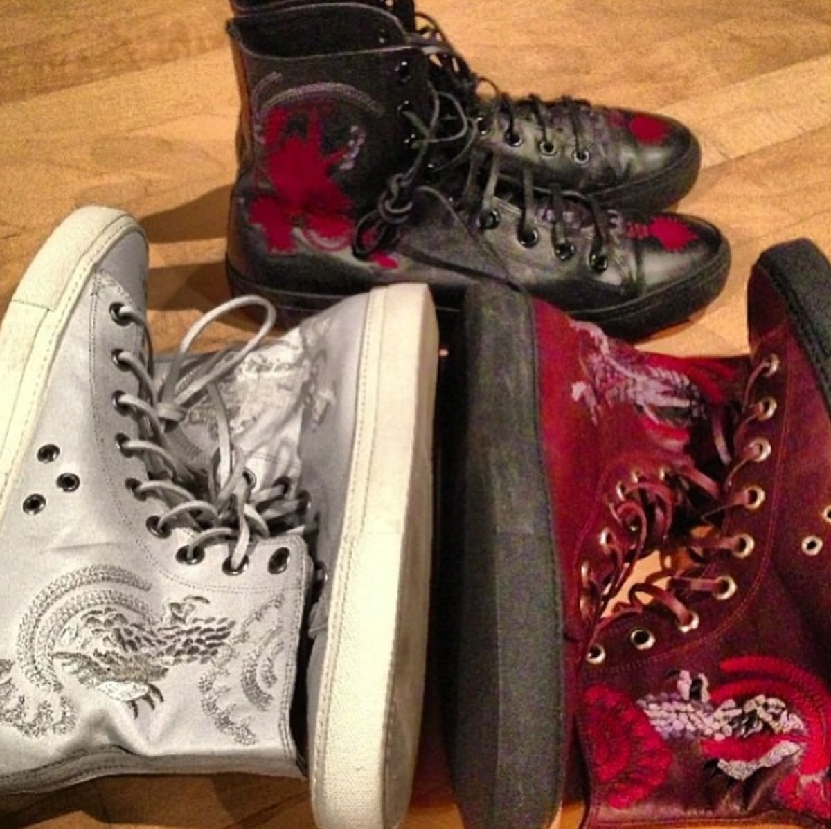 Pusha T Really Has Gucci "Chuck Taylors" With the Dragon on the Side Complex