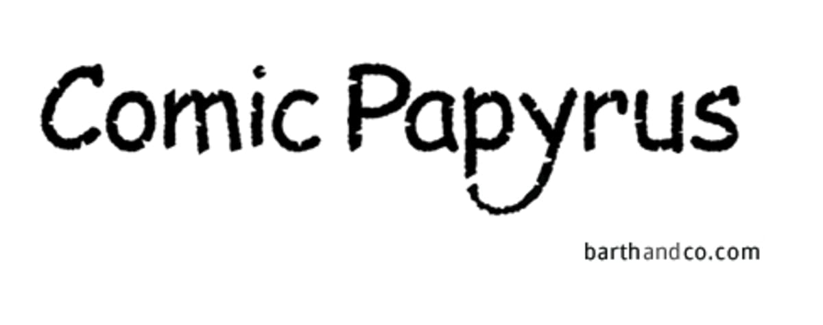 papyrus font hate