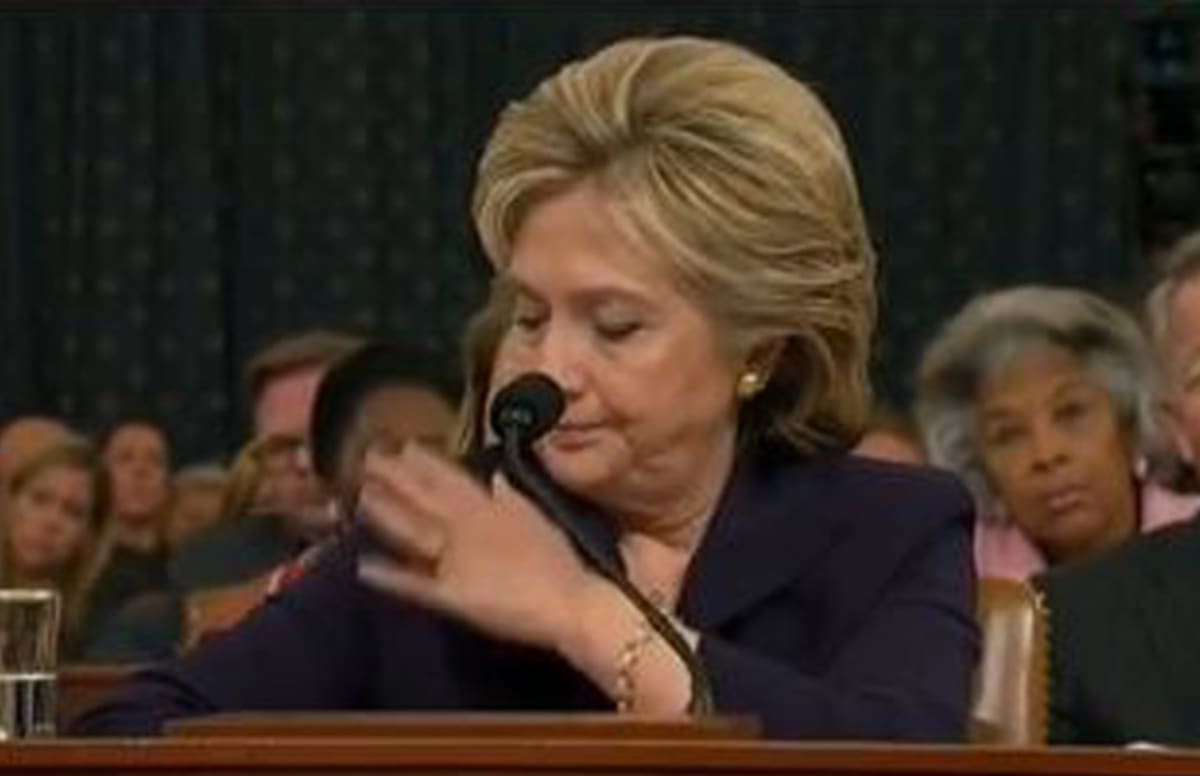 Hillary Clinton Channels Jay Z, Brushes Dirt Off Her Shoulder Complex